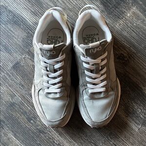 Ryka Gray Athletic Shoes with White Accents